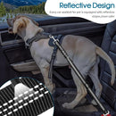 Adjustable Dog Seat Belt for Car – Reflective Nylon Pet Safety Restraint for Vehicle Travel