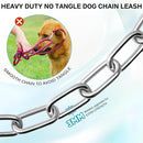 Heavy-Duty 15-Foot Dog Chain for Yard & Outdoor Use – Chew-Proof Metal Pet Tie-Out Lead