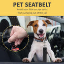Adjustable Dog Seat Belt for Car – Durable Nylon Pet Travel Restraint for Dogs, Cats & Ferrets