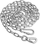 Heavy-Duty 15-Foot Dog Chain for Yard & Outdoor Use – Chew-Proof Metal Pet Tie-Out Lead