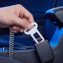 Stainless Steel Dog Seat Belt for Car – Heavy-Duty Pet Safety Restraint & Travel Tether