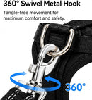 Adjustable Dog Seat Belt for Small to Large Dogs – 2-Piece Retractable Car Safety Harness